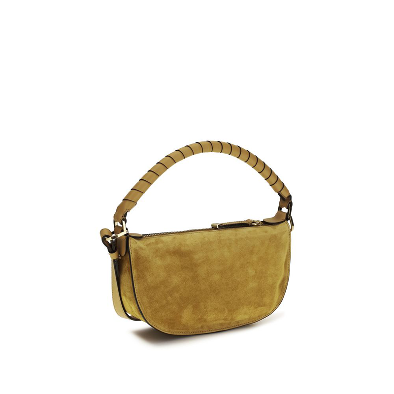 Brown calf leather bos taurus shoulder bag-null