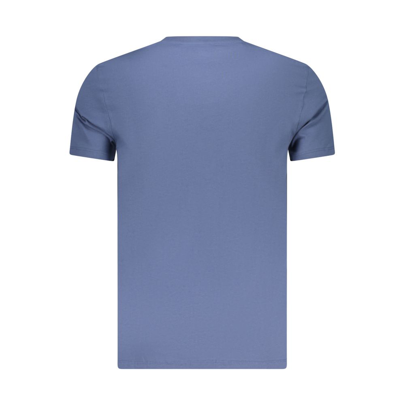 Blue organic cotton men's t-shirt-null