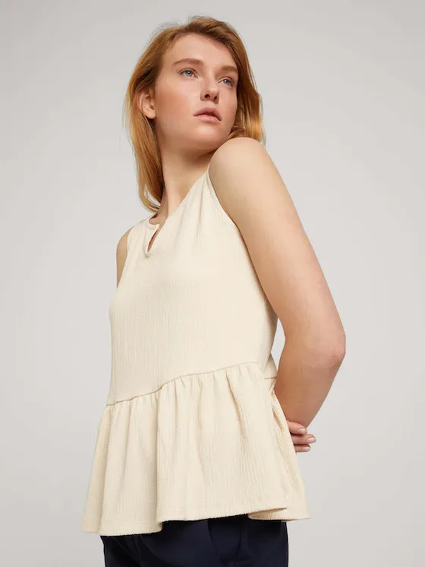 Product image: Tructured pepl top-null