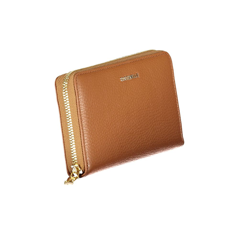 Marrone leather woman wallet-null