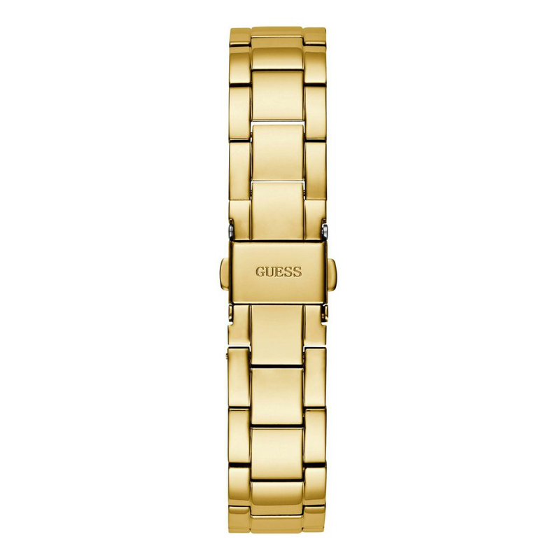 Gold stainless steel dress watch-null