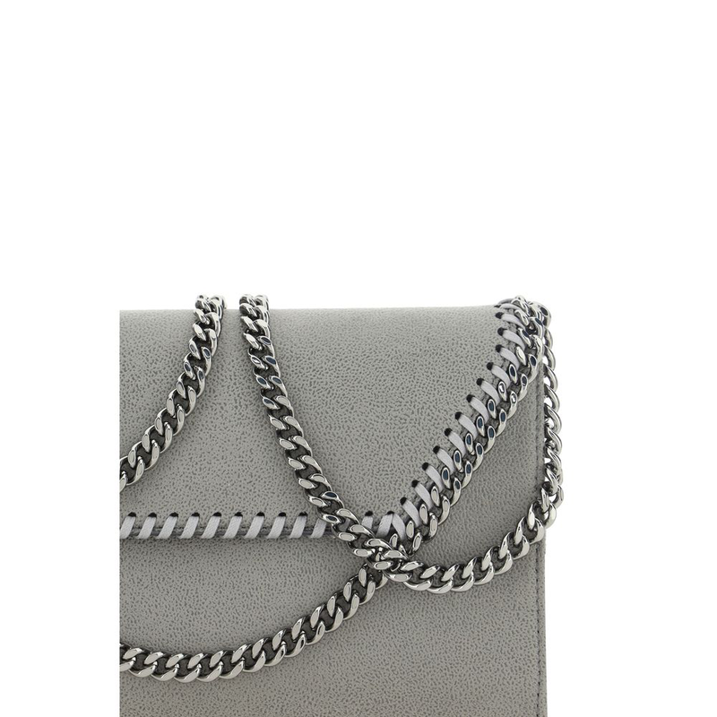 Gray polyester shoulder bag-null