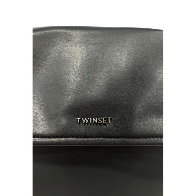Black pu women handbag-null