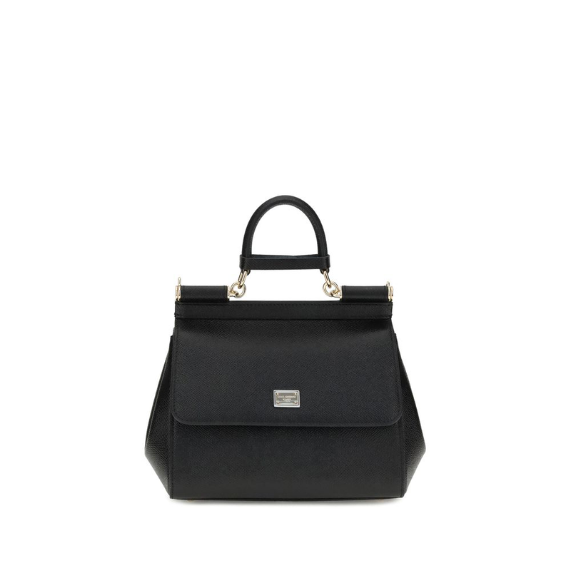 Black calf leather bos taurus handbag-null