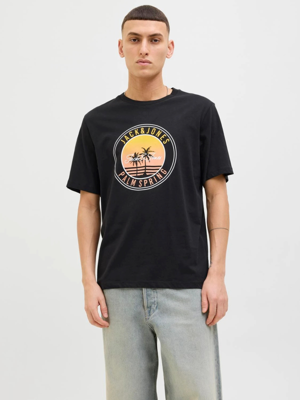 Jackjones jjpalm tee ss crew neck ln-null