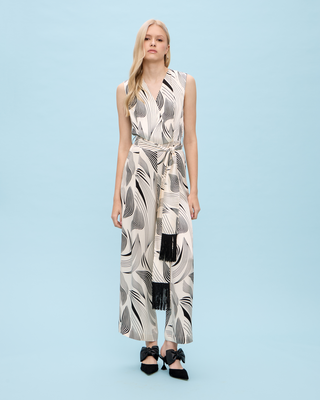 Jumpsuit sleeveless printed