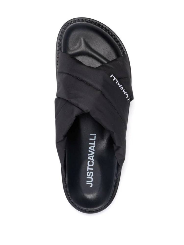 Just cavalli cross-over strap mens slides-null