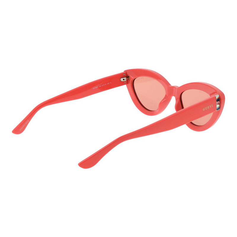 Pink plastic sunglasses-null