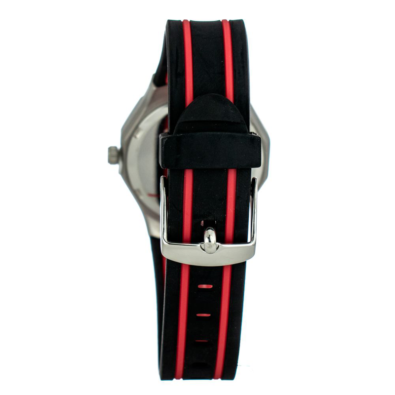 Black rubber sport watch-null