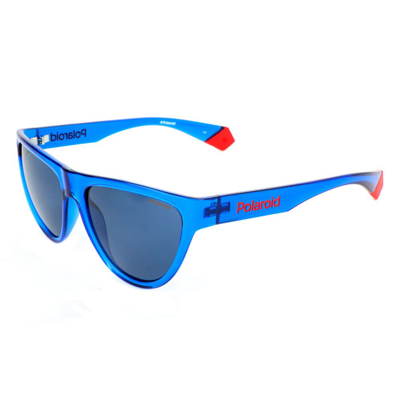Blue resin sunglasses-null