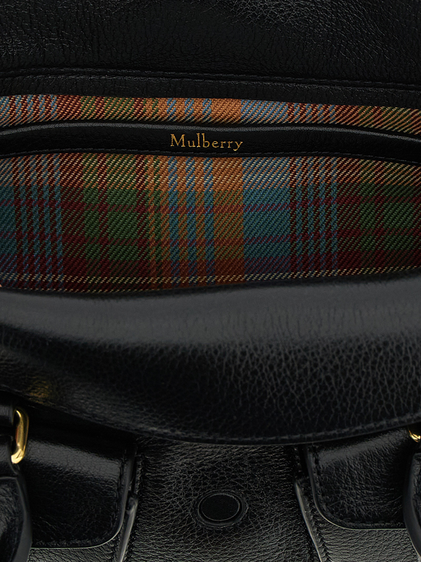 Black calfskin handbag-null