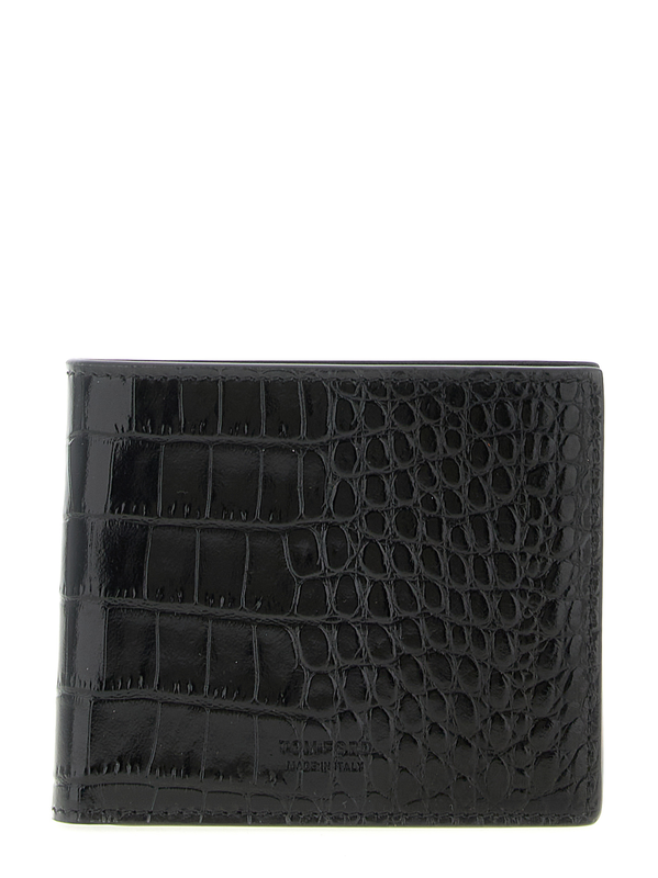 Black calfskin wallet-null