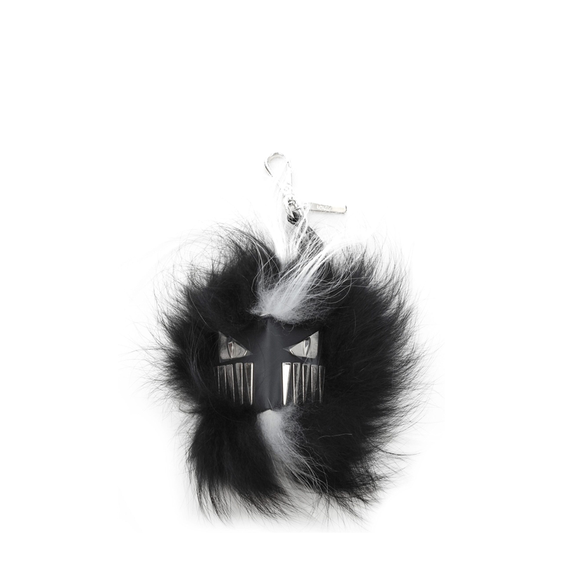 Black fur necklace-null