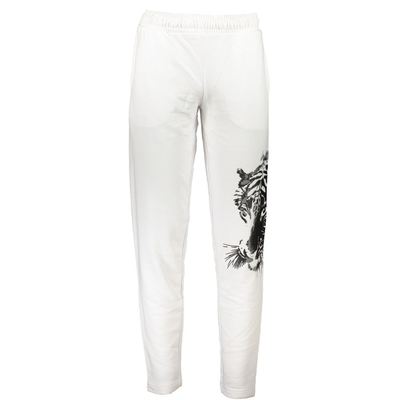 Bianco cotton men's track pant, White, medium