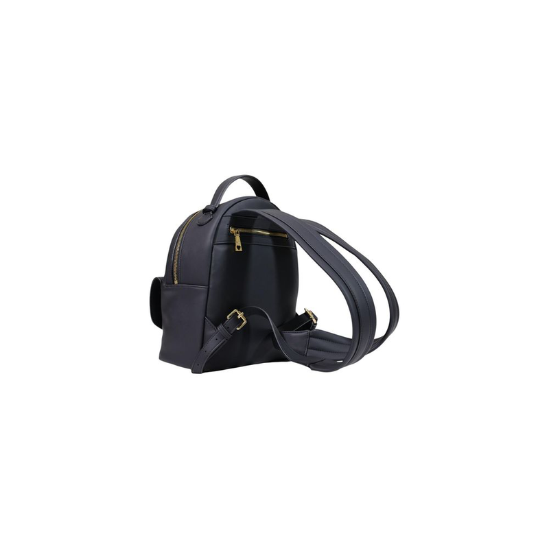 Black polyethylene backpack-null