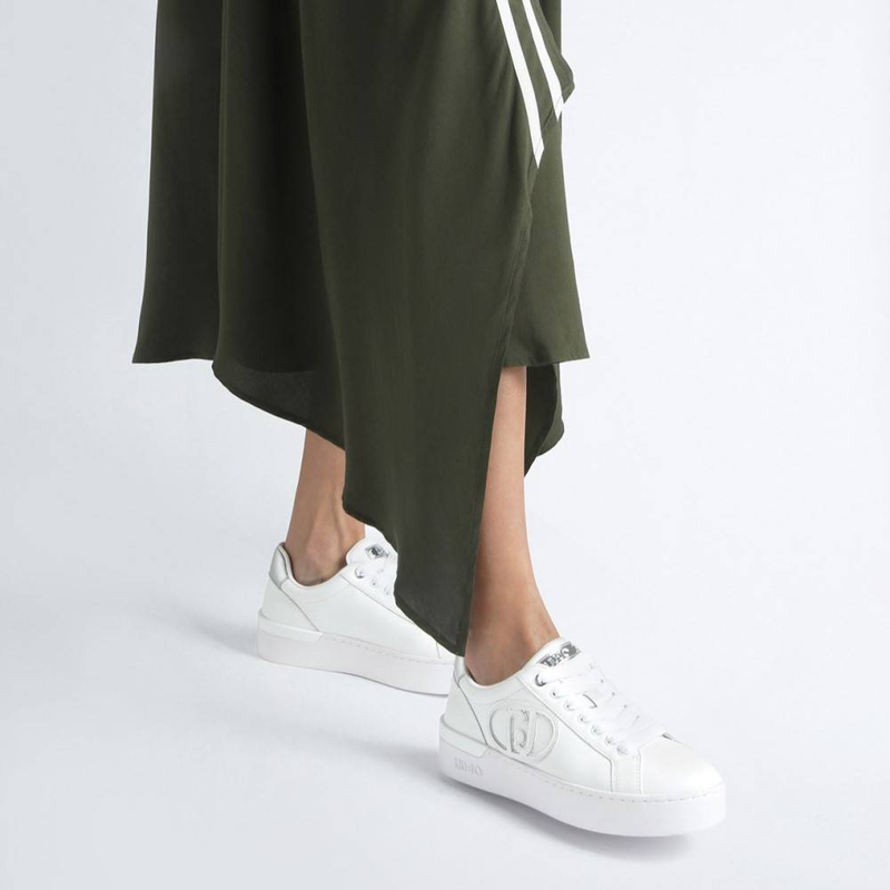Product image: Silvia 93 - leather sneakers with maxi logo-null