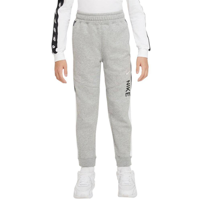 Nike sportswear boys hybrid fleece jogger, Grey Heather / White, medium