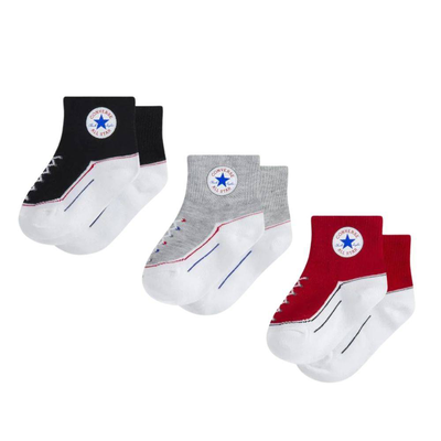 Converse chn infant striated qtr 3pk