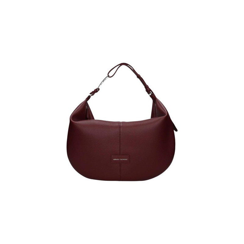 Bordeaux polyester handbag-null