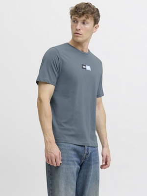 Jackjones jjpan tee ss crew neck, Stormy Weather, medium