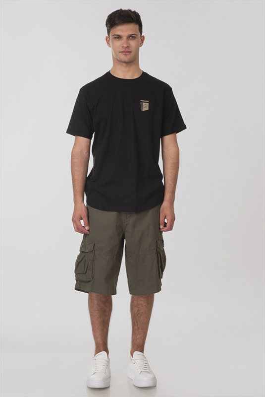 Rebase regular fit cargo shorts-null