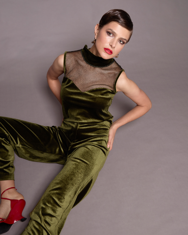 Velvet blouse-null