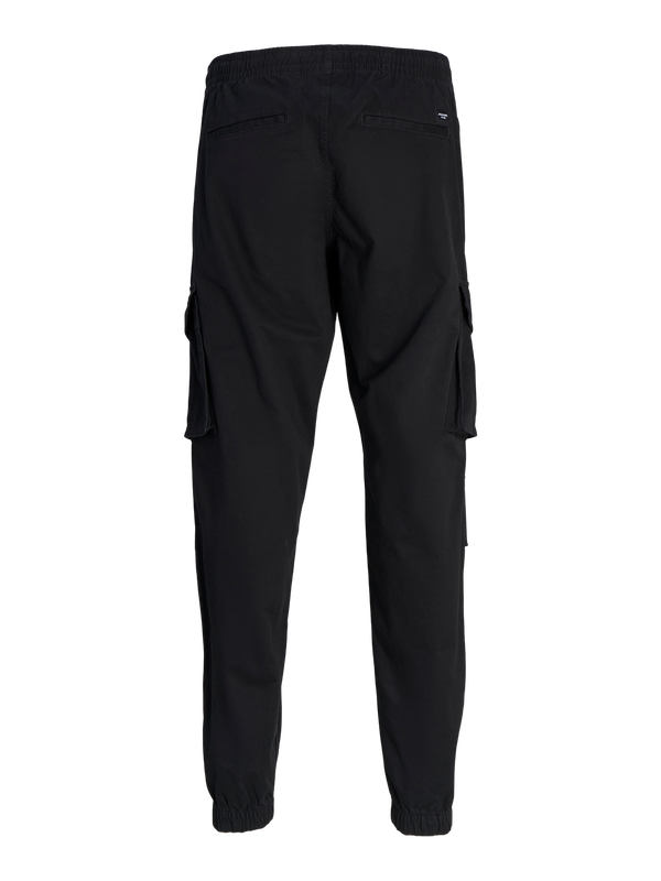 Jpstkane cargo trousers - black-null