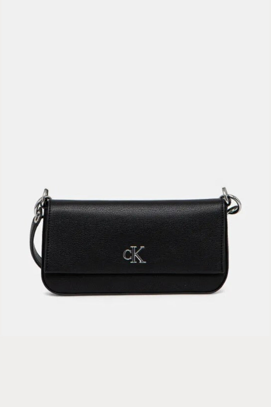Minimal monogram shoulder bag-null