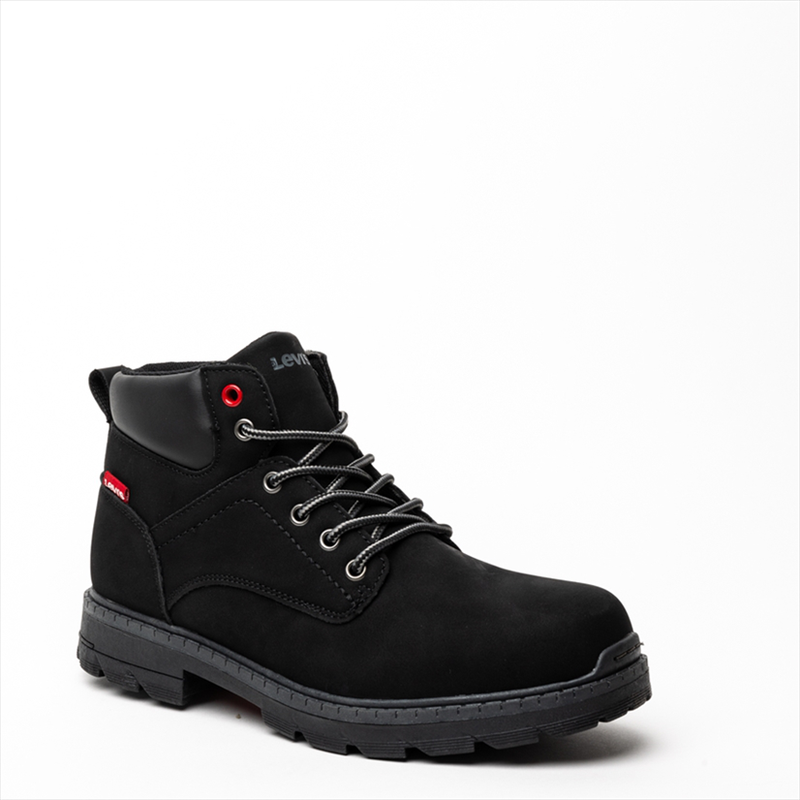 Levis boys army style lace up boots-null