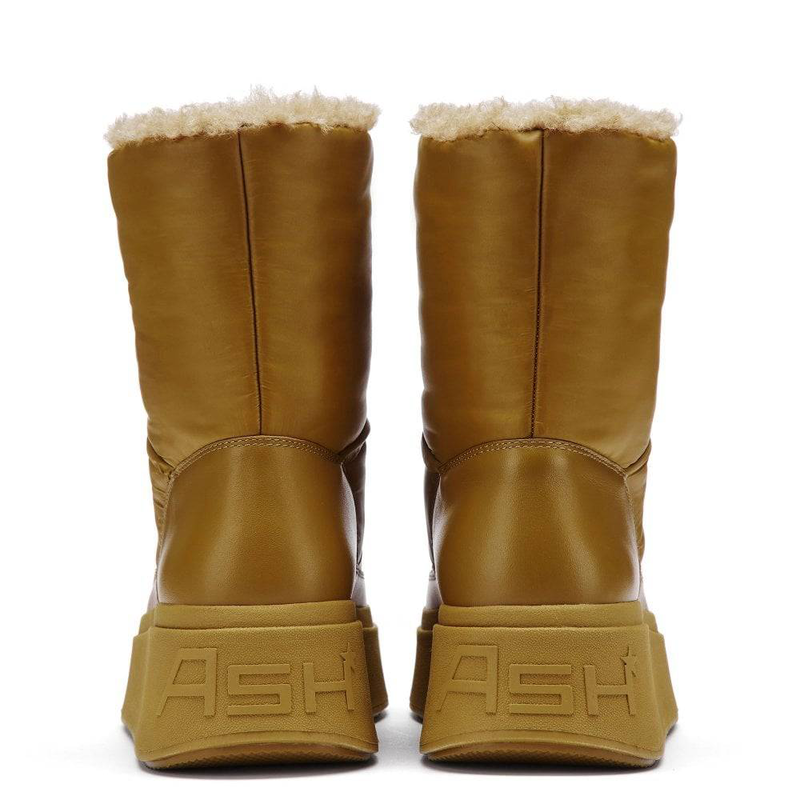 Ash mountain puffy nylon boots-null