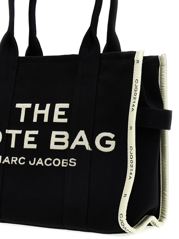 Bicolor cotton tote bag-null
