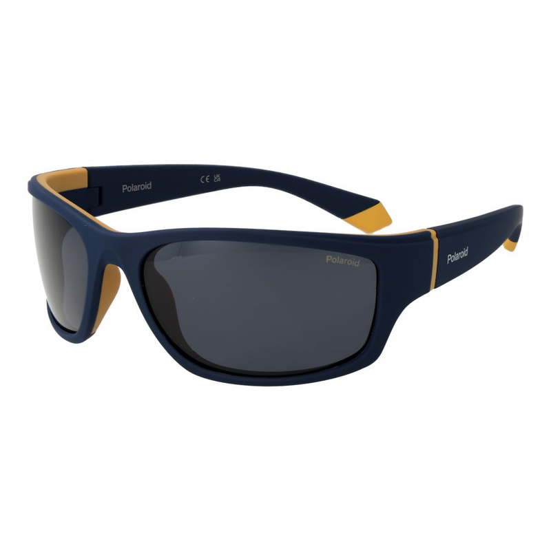 Blue plastic sunglasses-null
