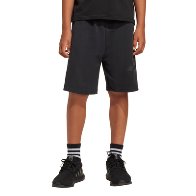 Adidas boy's future icons logo above-knee shorts kids, Black/black, medium