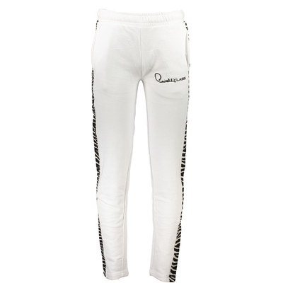White cotton men's sweatpant, White, medium