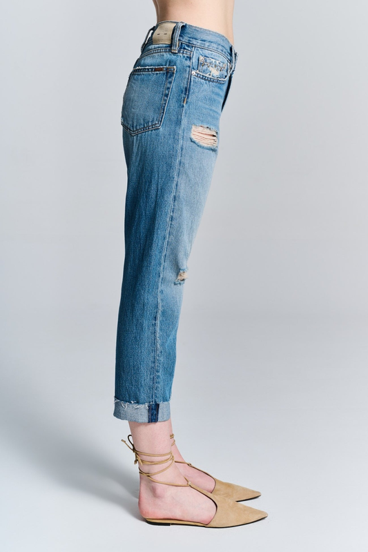 Ashley denim trousers image number null