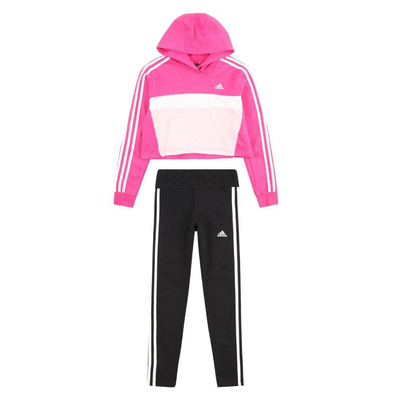 Jg 3-stripes tib fleece tracksuit, Fuchsia, medium