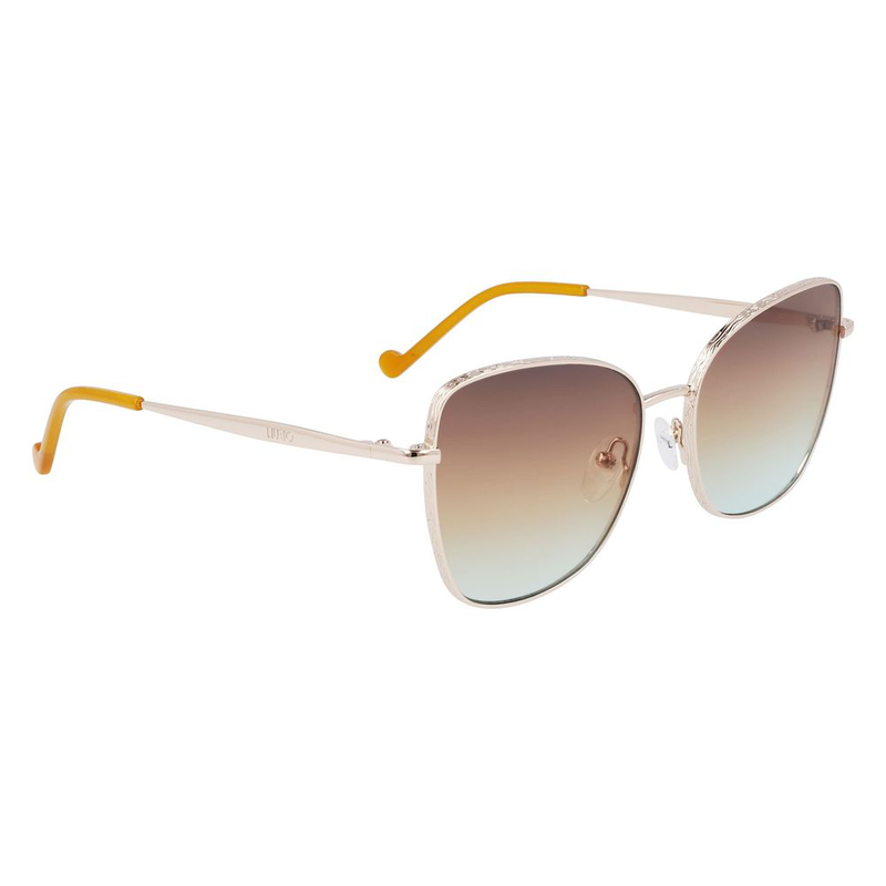 Gold metal sunglasses-null