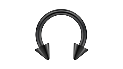 Surgical steel septum cone black, , medium