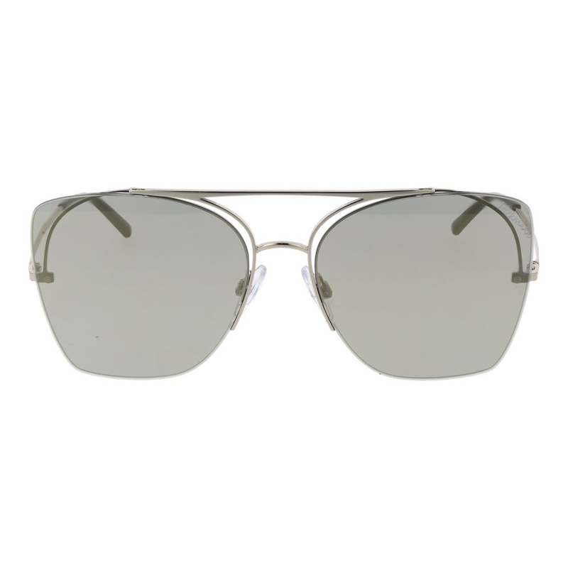 Gray metal sunglasses-null