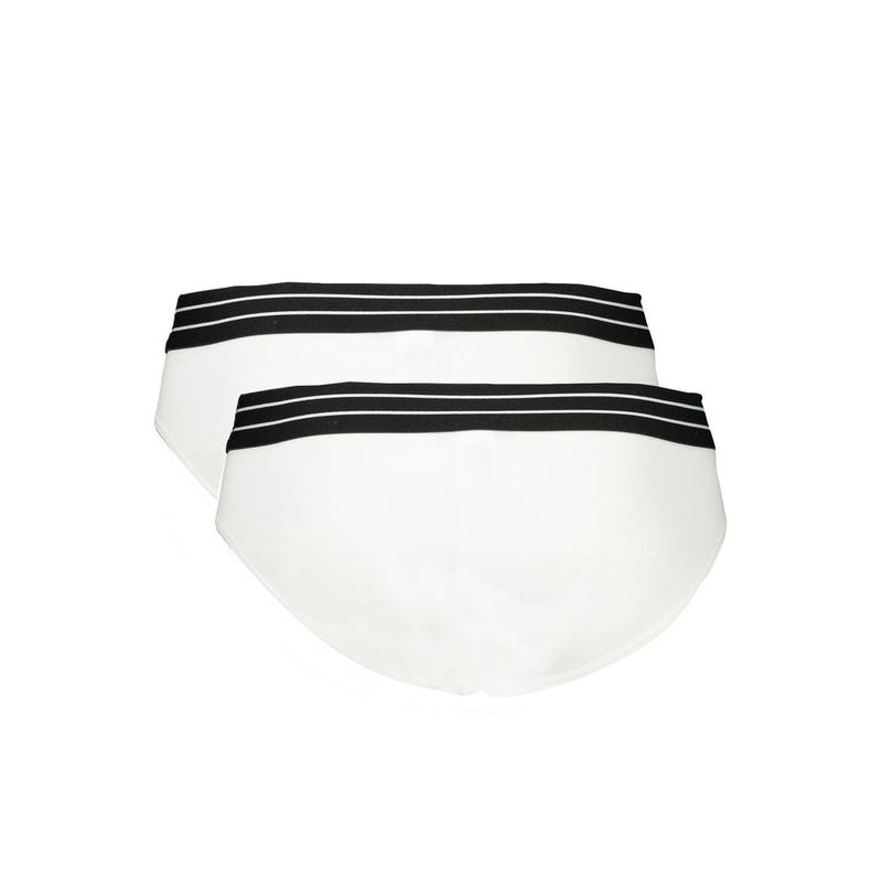 White cotton men's briefs-null