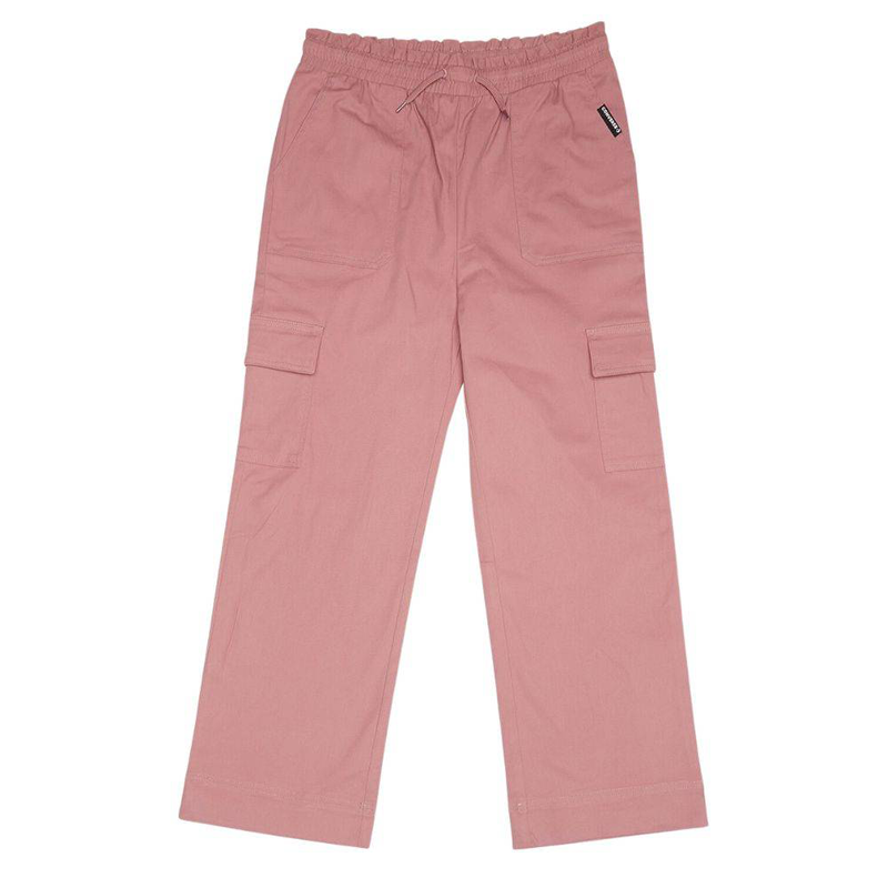 Youth paperbag wide leg woven pant-null