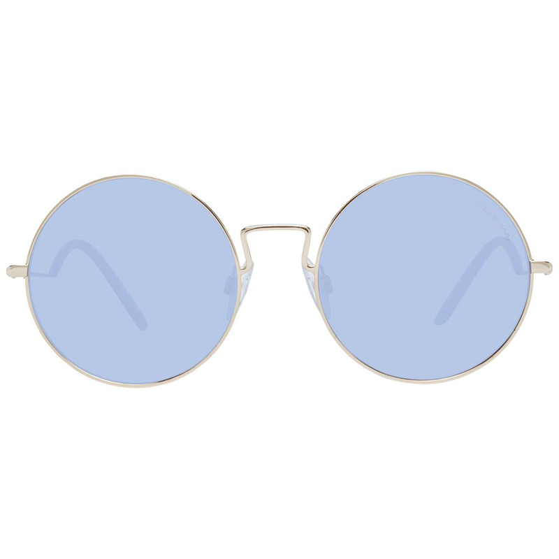 Gold metal sunglasses-null