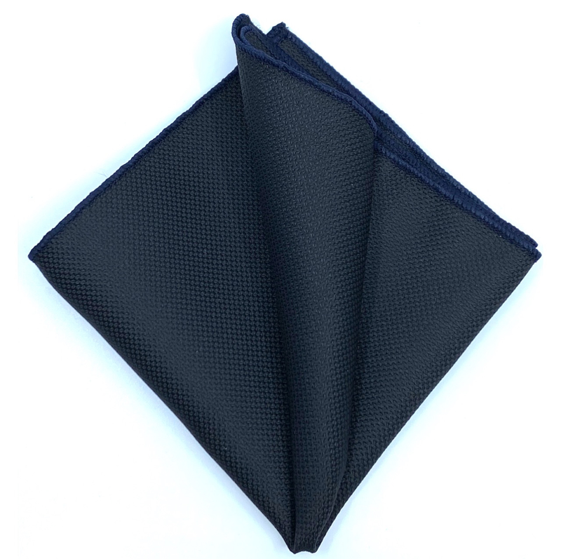 Micro-patterned tie with handkerchief image number null