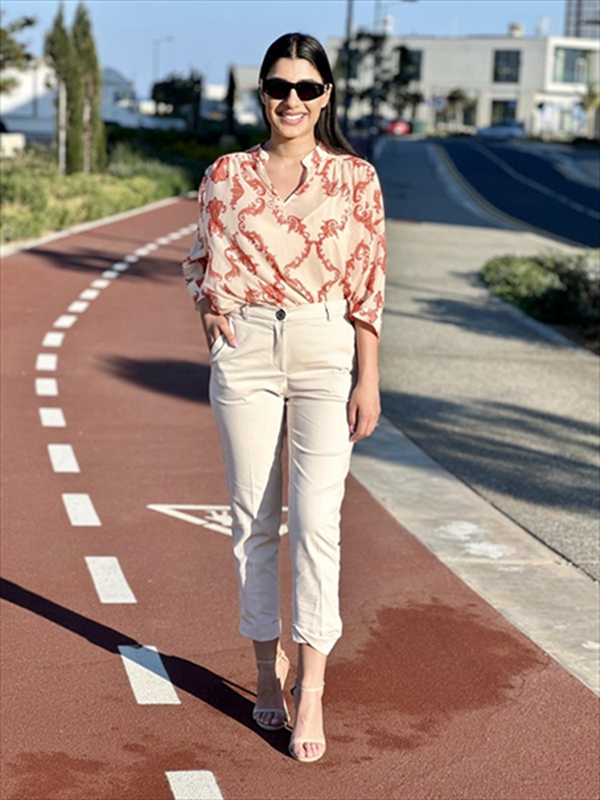 Cotton trouser suit-null
