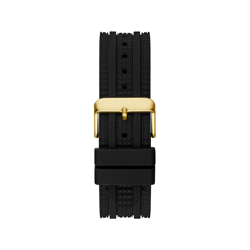 Black synthetic dress watch-null