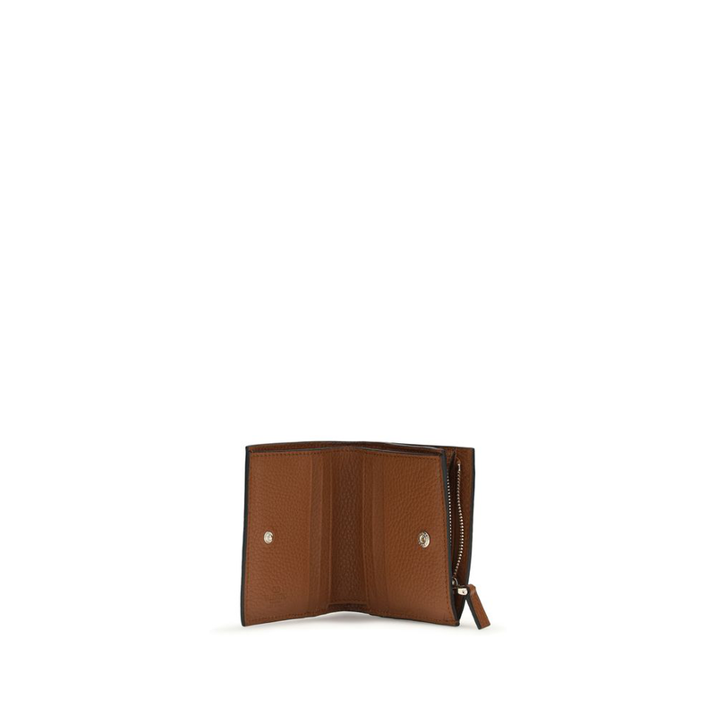 Brown calf leather bos taurus wallet-null