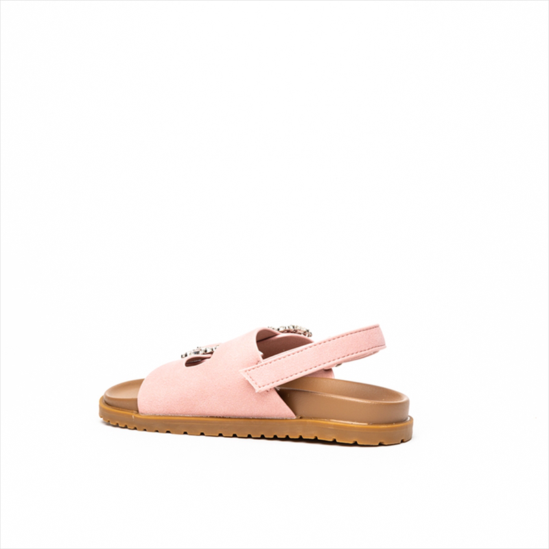 Miss belgini glam buckle detail girls sandals image number null