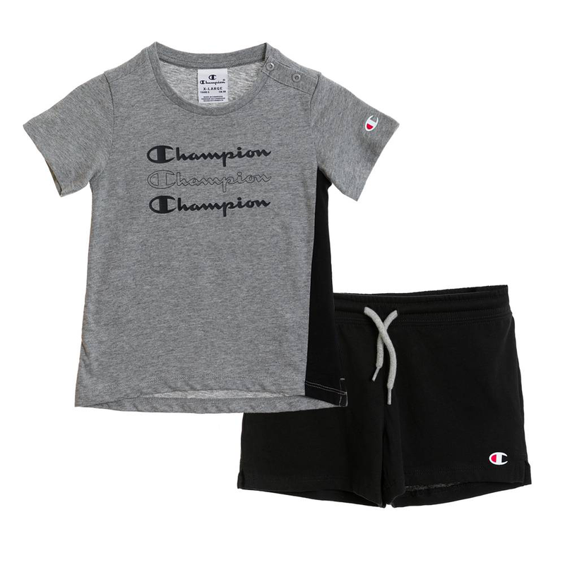 Champion infants kids clothing set grey 403889-em006-null