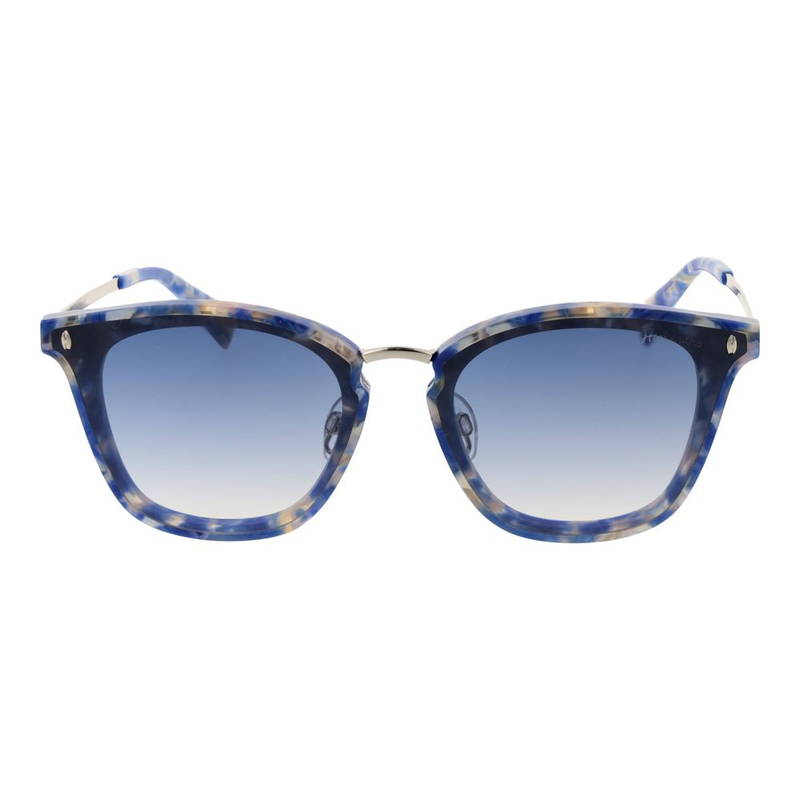 Blue metal sunglasses-null