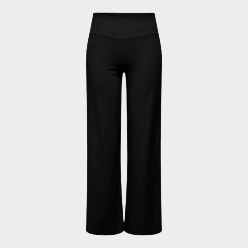 Homie high waist wide rib pants-null